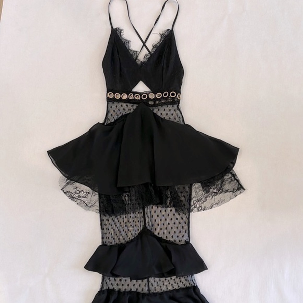 FORMAL BLACK DRESS - Picture 2 of 5